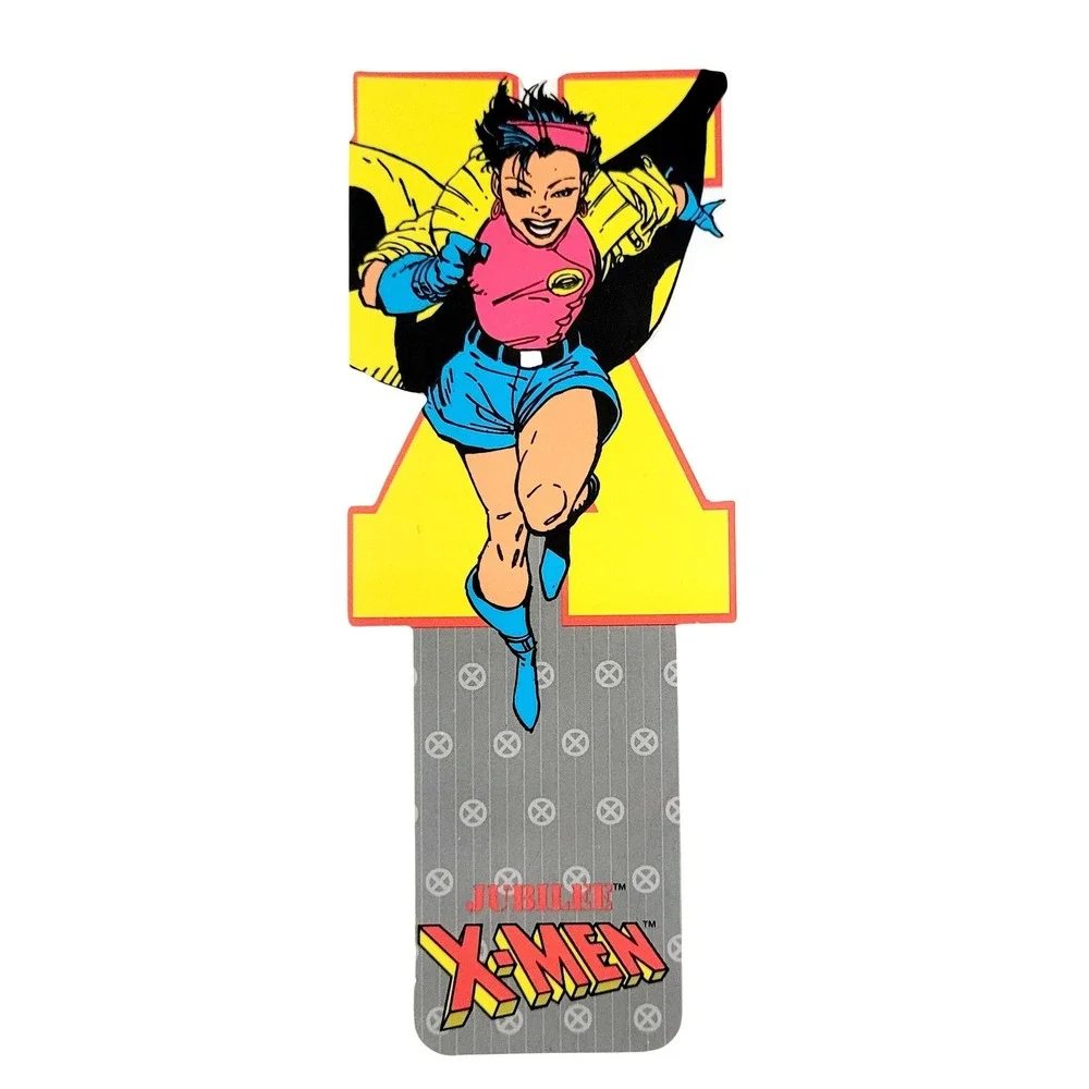 Vintage 90s X-Men Jubilee Bookmark die-cut Marvel Girl USA 1994 Antioch KS 32387